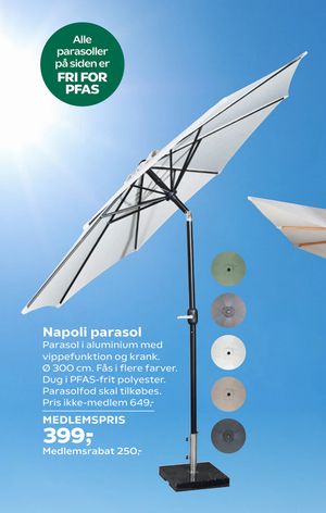 Napoli parasol