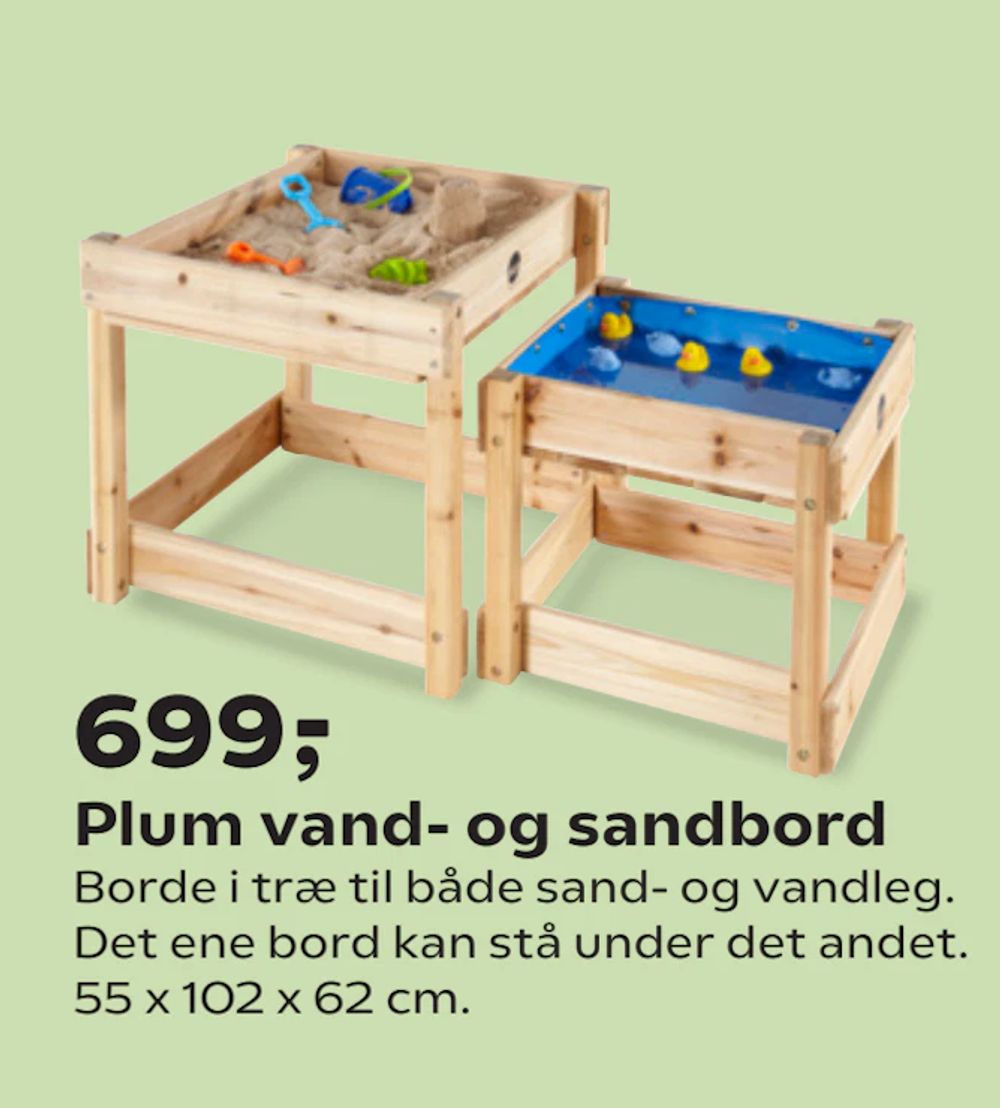 Tilbud på Plum vand- og sandbord fra Coop.dk til 699 kr.
