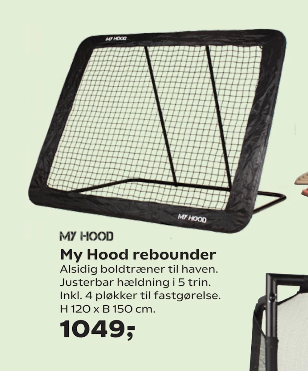 Tilbud på My Hood rebounder fra Coop.dk til 1.049 kr.