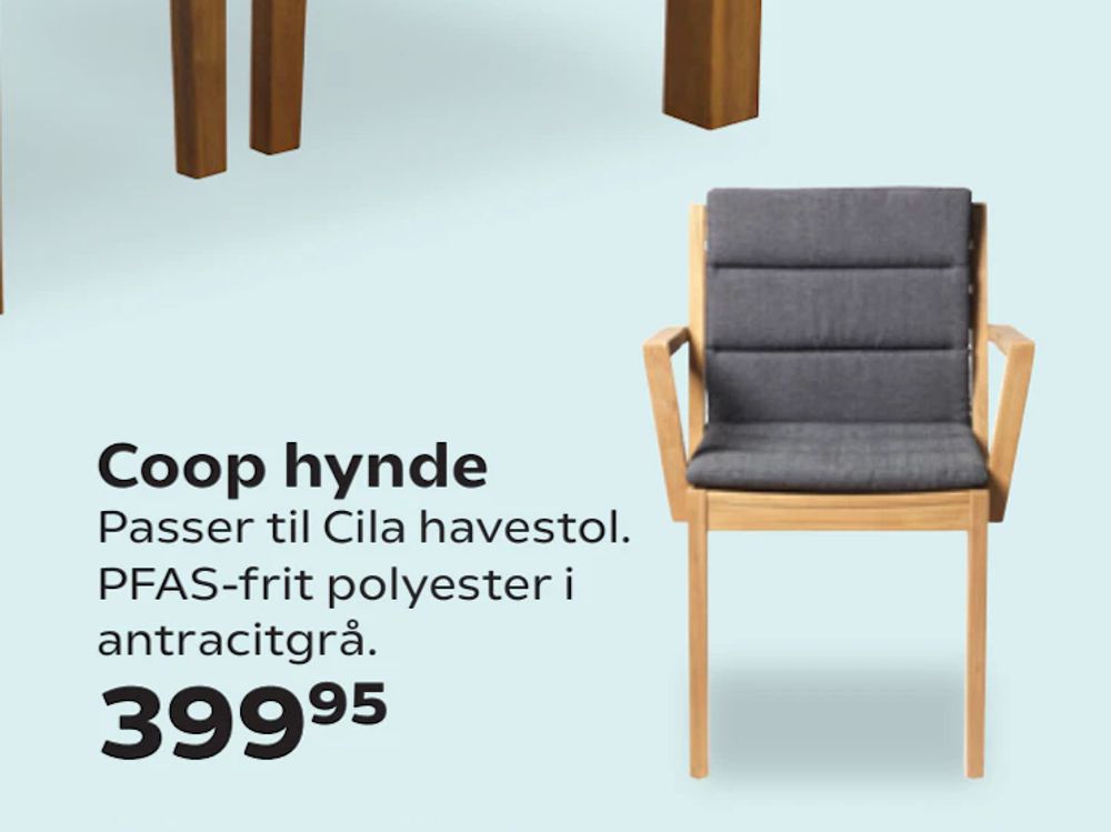 Tilbud på Coop hynde fra Coop.dk til 399,95 kr.