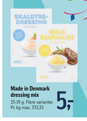 Made in Denmark dressing mix