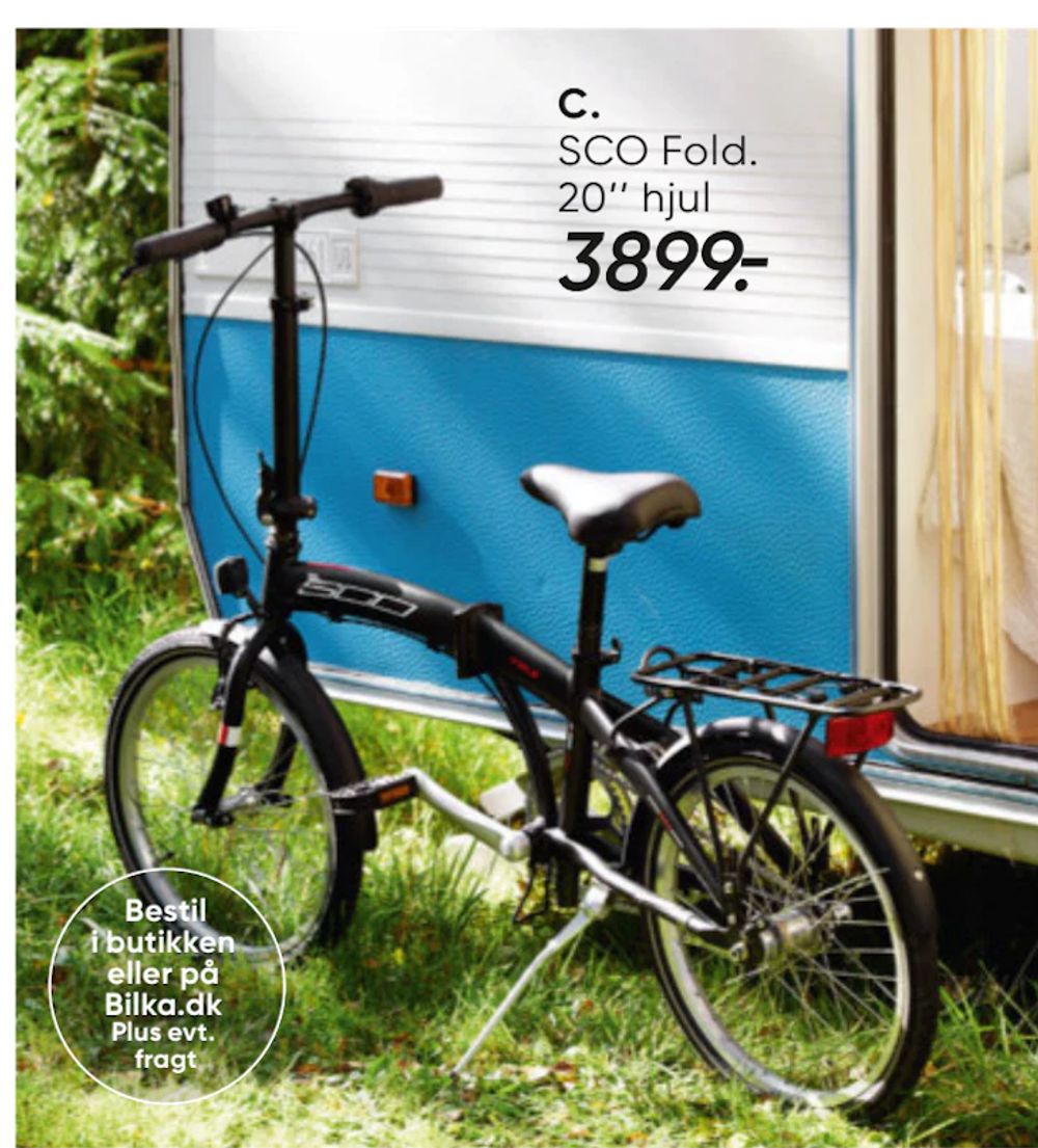 Tilbud på SCO Fold. 20’’ hjul fra Bilka til 3.899 kr.