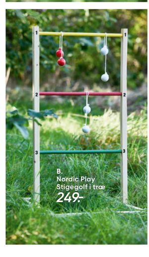 Nordic Play Stigegolf i træ
