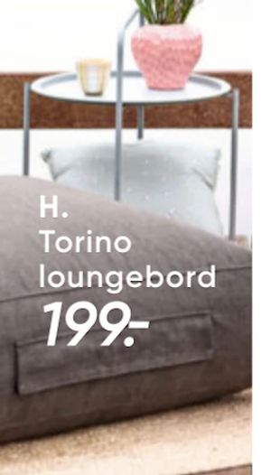 Torino loungebord