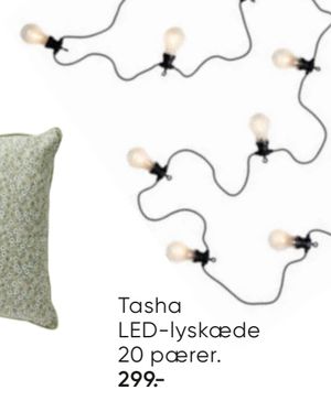 Tasha LED-lyskæde 20 pærer.