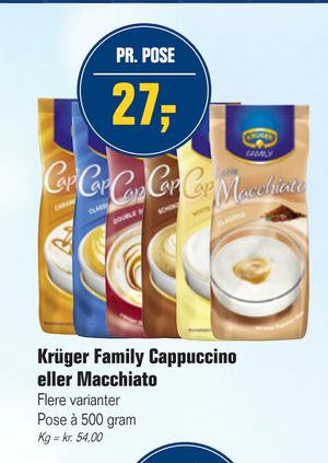 Krüger Family Cappuccino eller Macchiato