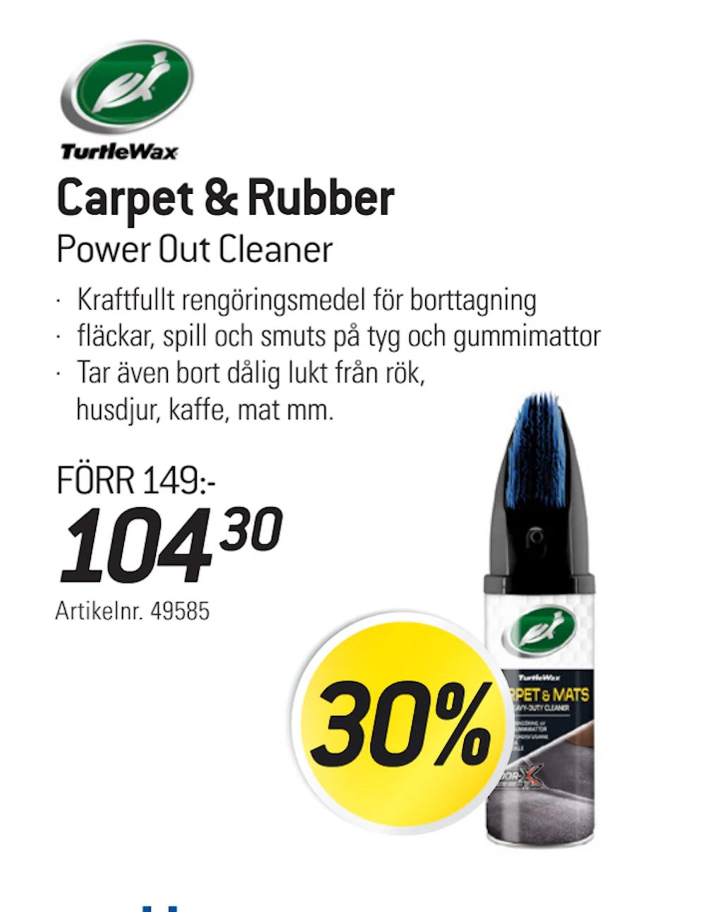 Erbjudanden på Carpet & Rubber från thansen för 104,30 kr