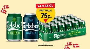 Carlsberg Pilsner eller Nordic Pilsner