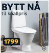 Gustavsberg Nautic 5500 toalett m/skjult S-lås