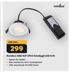 Nordlux Aliki KIP IP44 innebygd LED hvit