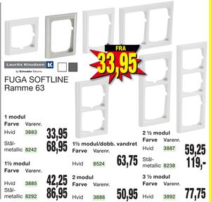 FUGA SOFTLINE Ramme 63