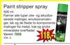 Paint stripper spray