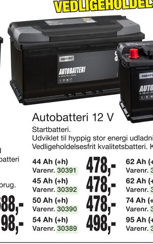 Autobatteri 12 V