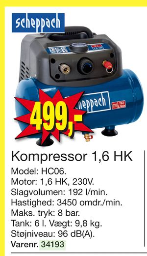 Kompressor 1,6 HK