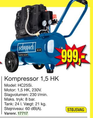 Kompressor 1,5 HK