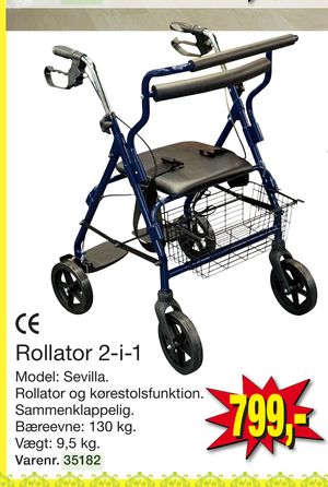 Rollator 2-i-1