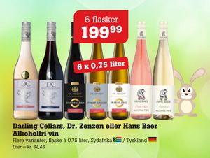 Darling Cellars, Dr. Zenzen eller Hans Baer Alkoholfri vin