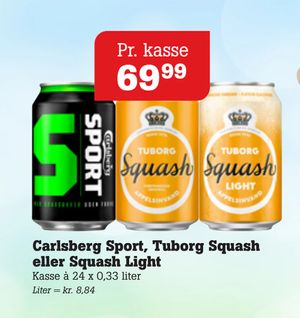 Carlsberg Sport, Tuborg Squash eller Squash Light
