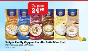 Krüger Family Cappuccino eller Latte Macchiato