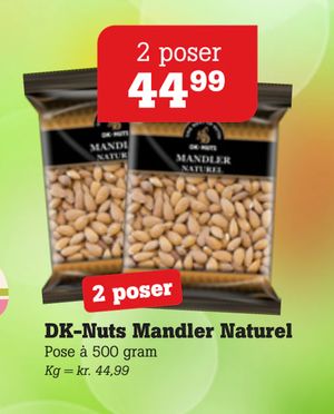 DK-Nuts Mandler Naturel
