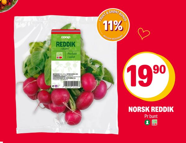 NORSK REDDIK Pr bunt