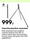 Tripod Shooting Stick, skytestøtte