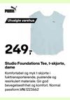 Studio Foundations Tee, t-skjorte, dame