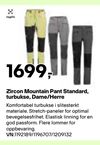 Zircon Mountain Pant Standard, turbukse, Dame/Herre