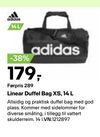Linear Duffel Bag XS, 14 L