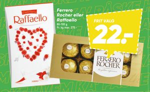 Ferrero Rocher eller Raffaello