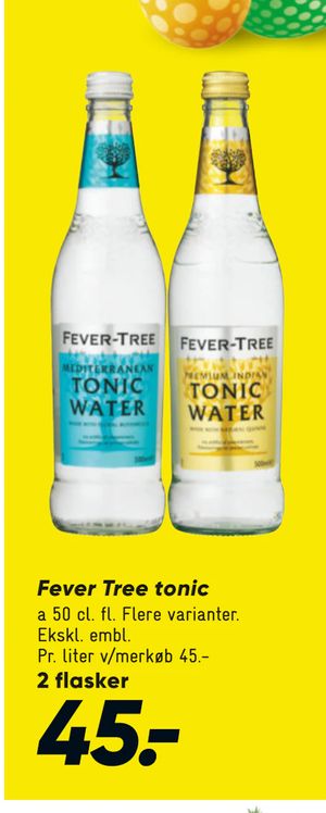 Fever Tree tonic