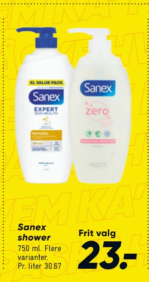 Sanex shower