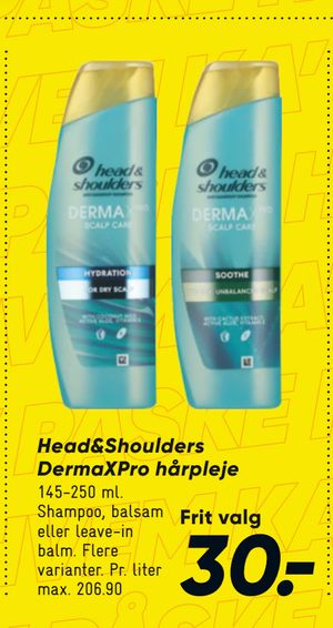 Head& Shoulders DermaXPro hårpleje