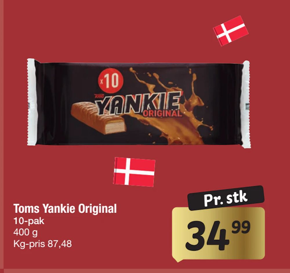 Tilbud på Toms Yankie Original fra fakta Tyskland til 34,99 kr.