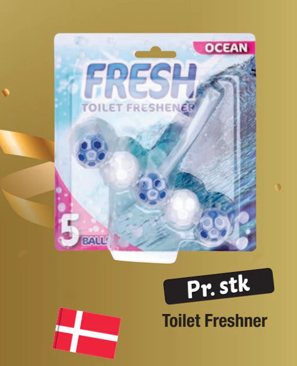 Tilbud på Toilet Freshner fra fakta Tyskland til 10 kr.