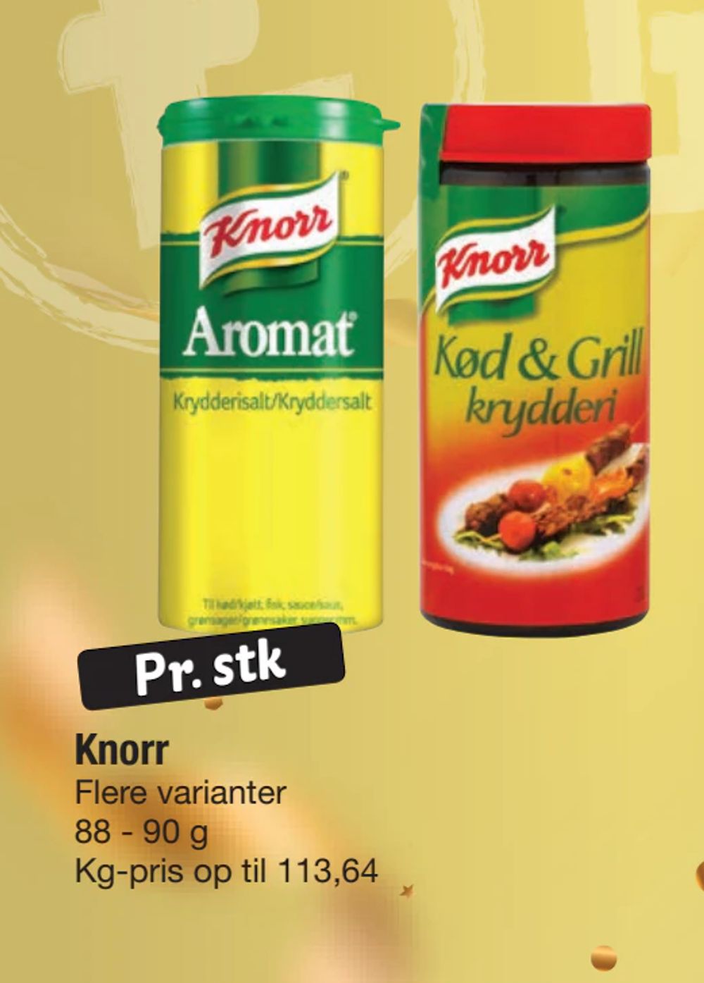 Tilbud på Knorr fra fakta Tyskland til 10 kr.