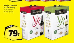 Hardys VR Shiraz el. Chardonnay