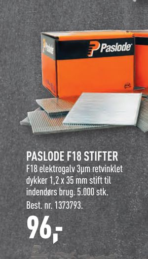 PASLODE F18 STIFTER