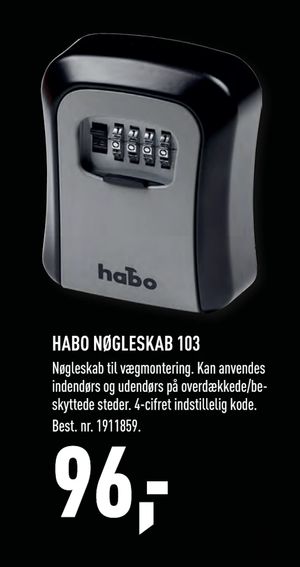 HABO NØGLESKAB 103