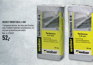 WEBER TØRBETON 0-4 MM