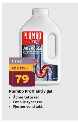 Plumbo Proff aktiv gel