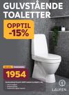 Gustavsberg Oceanic 6600 toalett m/skjult s-lås