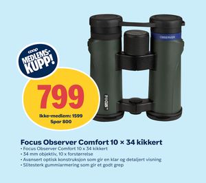 Focus Observer Comfort 10 × 34 kikkert