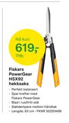 Fiskars PowerGear HSX92 hekksaks