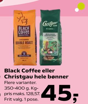 Black Coffee eller Christgau hele bønner