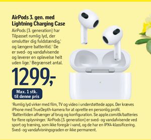 AirPods 3. gen. med Lightning Charging Case