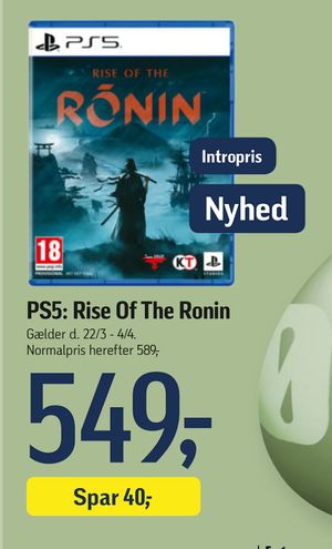 PS5: Rise Of The Ronin