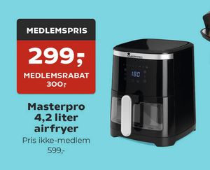 Masterpro 4,2 liter air-fryer