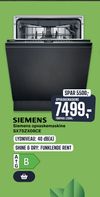 Siemens opvaskemaskine SX75ZX08CE