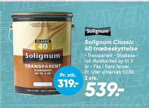 Solignum Classic 40 træbeskyttelse